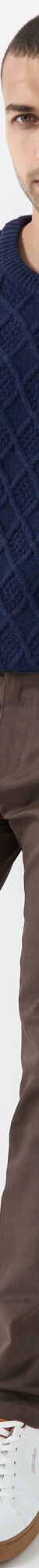 Pantalon chino élastiqué côtés - entrej. 82 cm (marron) Pantalon chino élastiqué côtés - entrej. 82 cm (marron)